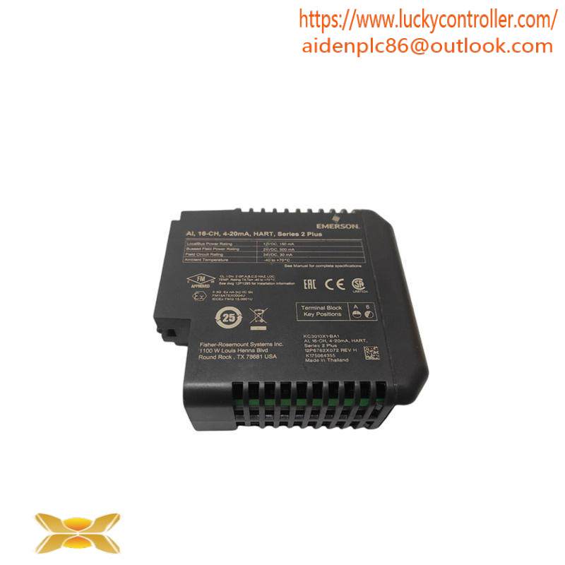 Emerson KC3010X1-BA1 12P6762X062 Traditional I/O