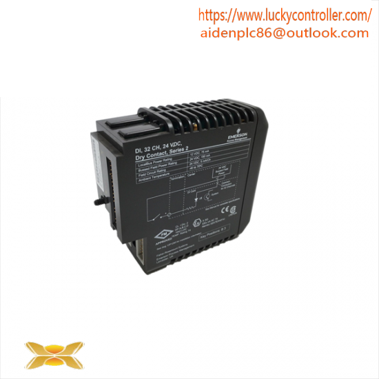 EMERSON KJ3203X1-BA1 12P3270X032 VE4001S2T2B4 Discrete Input Module