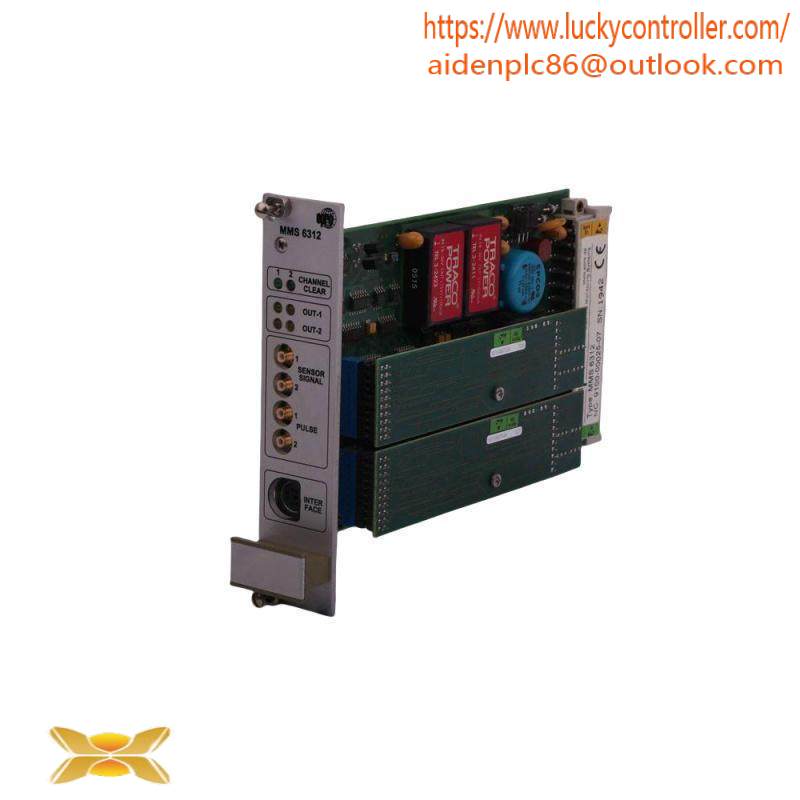 Emerson MMS6312 Dual Channel Rotational Speed Monitor