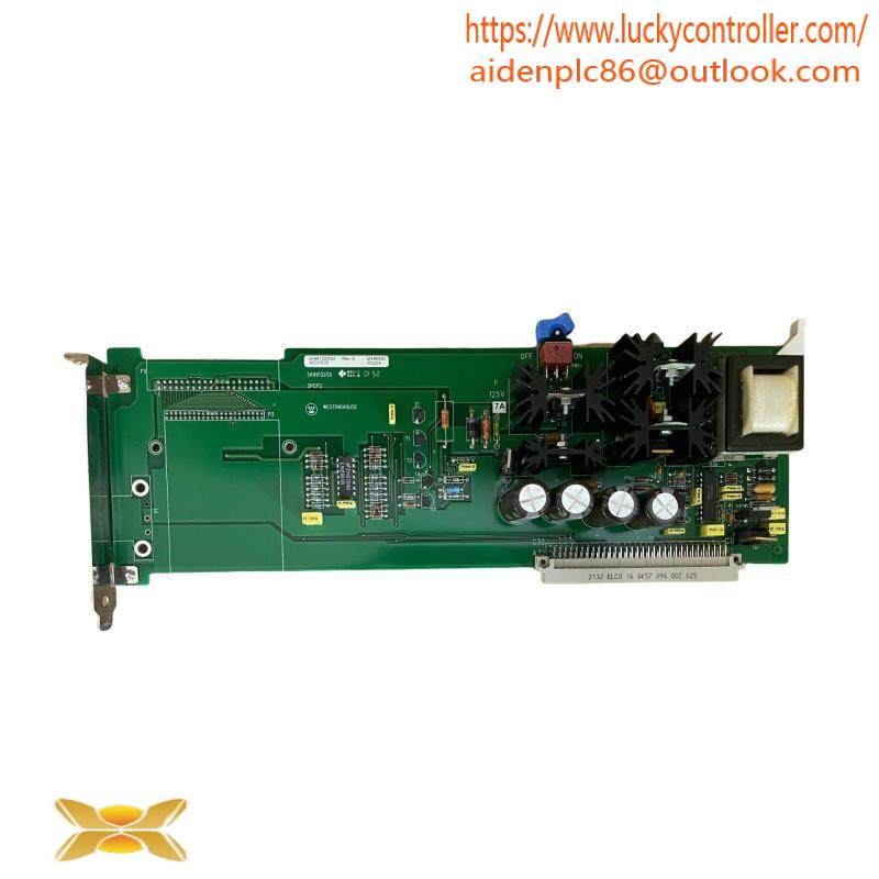 Emerson Ovation 3A99132G02 3PCPS05 W3-DPU-PS Assembly