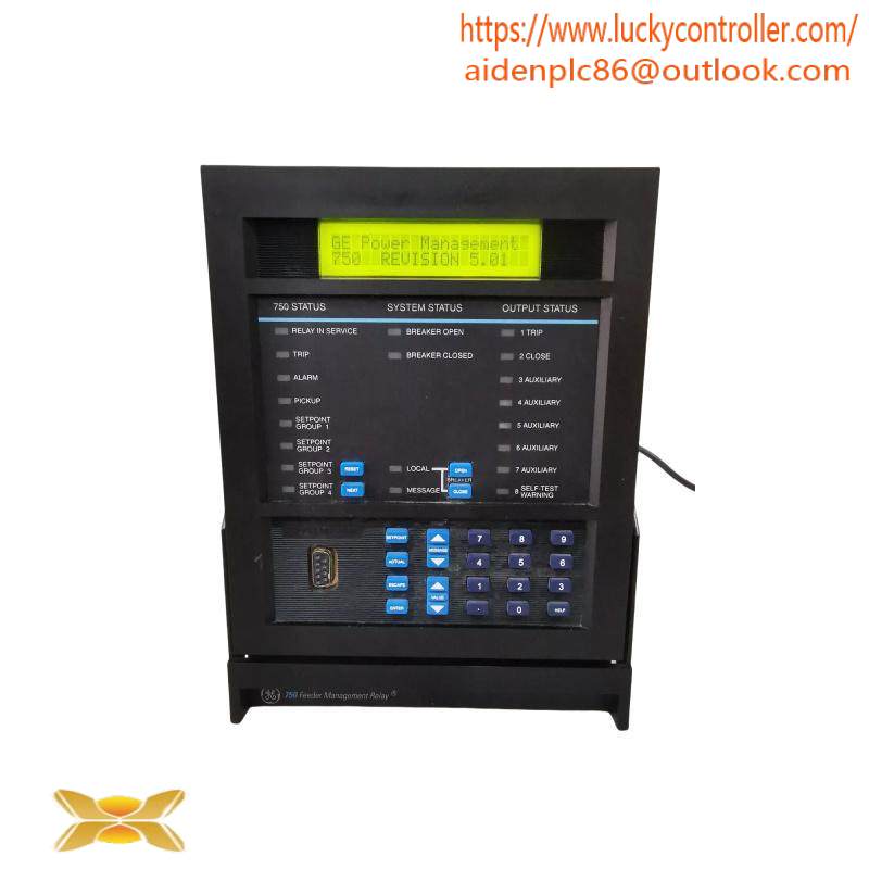 GE 750-P5-G5-D5-HI-A20-R FEEDER MANAGEMENT RELAY