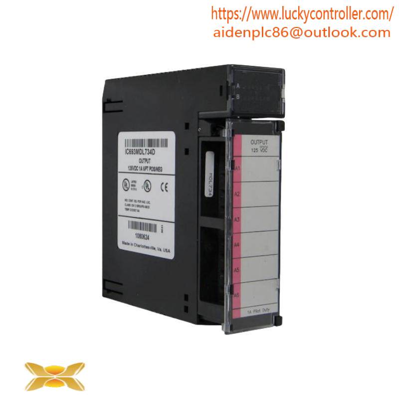GE IC693MDL734D Positive/Negative Logic 1 Amp Output module