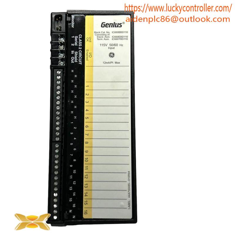 GE IC660BBD110 Discrete input block