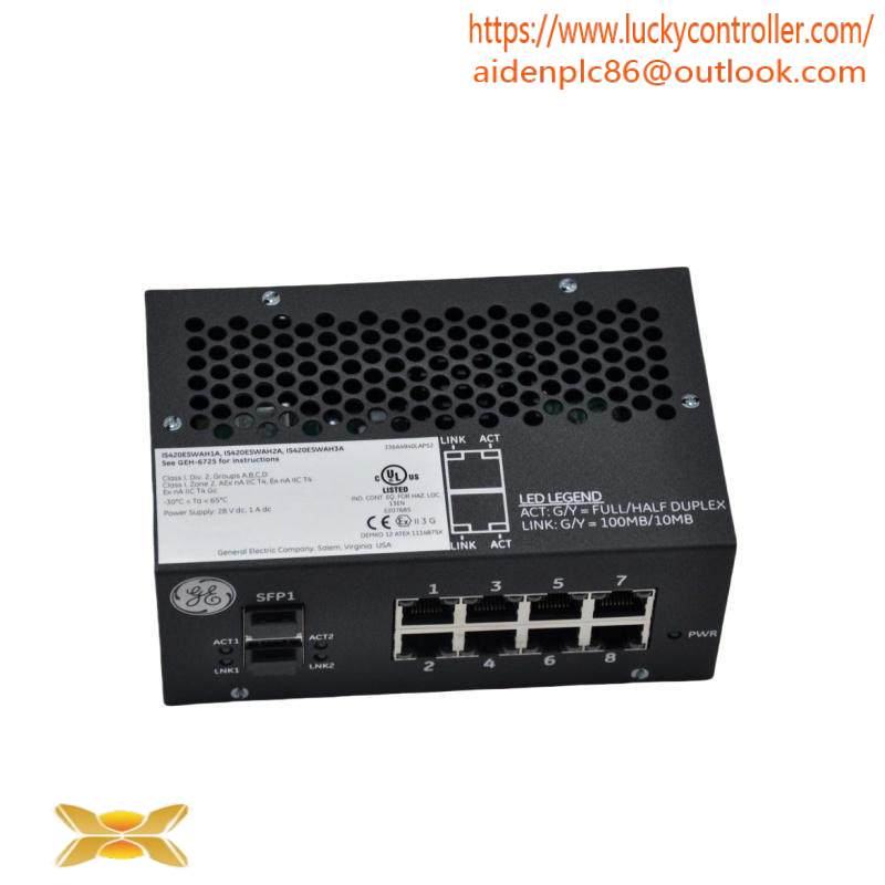 GE IS420ESWAH3A Mark VIe IONet Switch