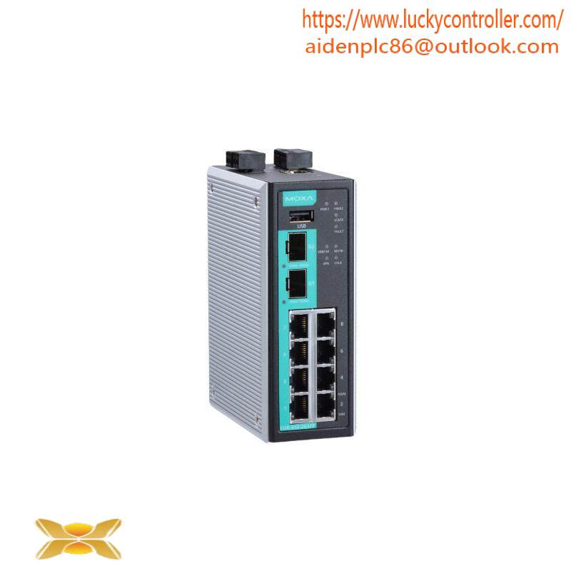 MOXA EDR-810-2GSFP Industrial Secure Router Switch