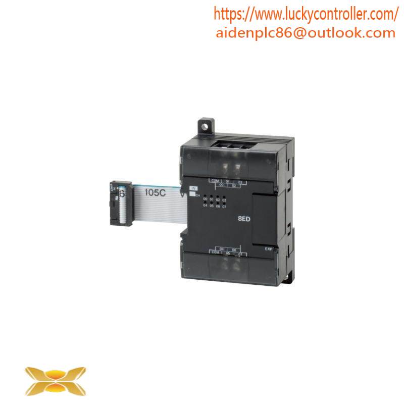OMRON CP1W-8ER I/O expansion unit, 4 x thermocouple inputs type J, K