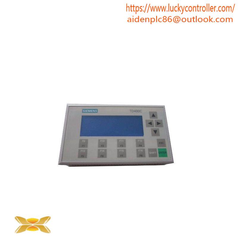SIEMENS 6AV6640-0AA00-0AX0 TD400C text display