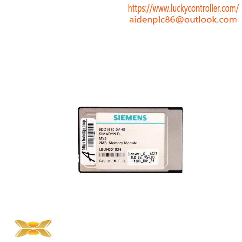 SIEMENS 6DD1610-0AH0 SIMADYN D Memory Submodule