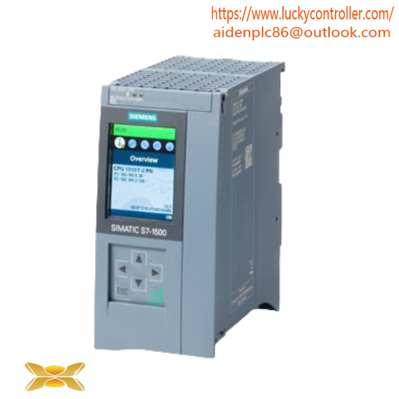 SIEMENS 6ES7515-2TN03-0AB0 central processing unit with 1.5 MB work memory.