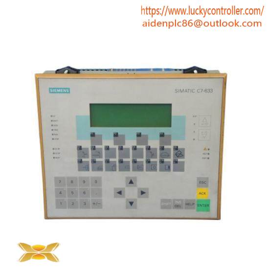 SIEMENS 6ES7633-2BF02-0AE3 C7-633DP Compact Display & Control Unit