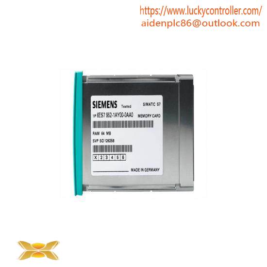 Siemens 6ES7952-1AS00-0AA0 RAM Memory Card