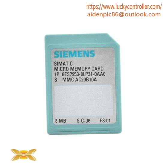 Siemens 6ES7 953-8LP31-0AA0  Memory Card