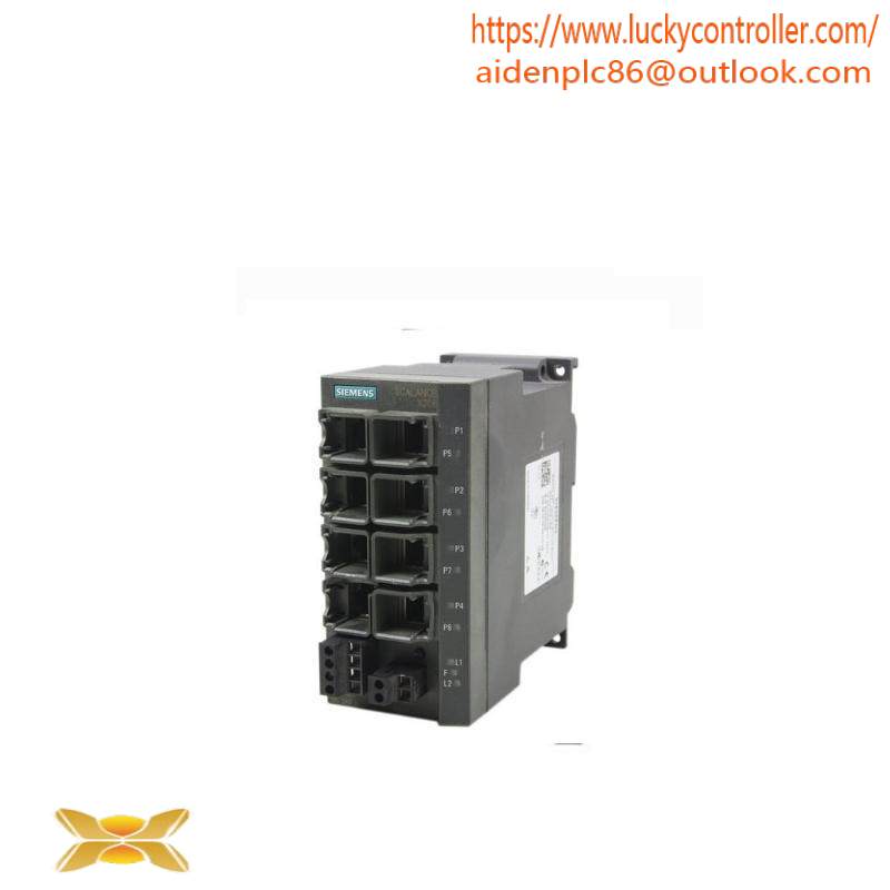 SIEMENS 6GK5208-0BA00-2AA3 Simatic PLC - SCALANCE X208 MANAGED IE SWITCH 8