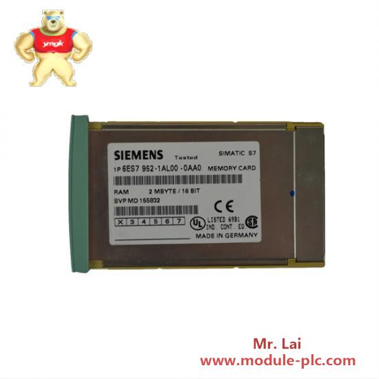 SIEMENS 6ES7952-1AL00-0AA0 RAM Memory Card