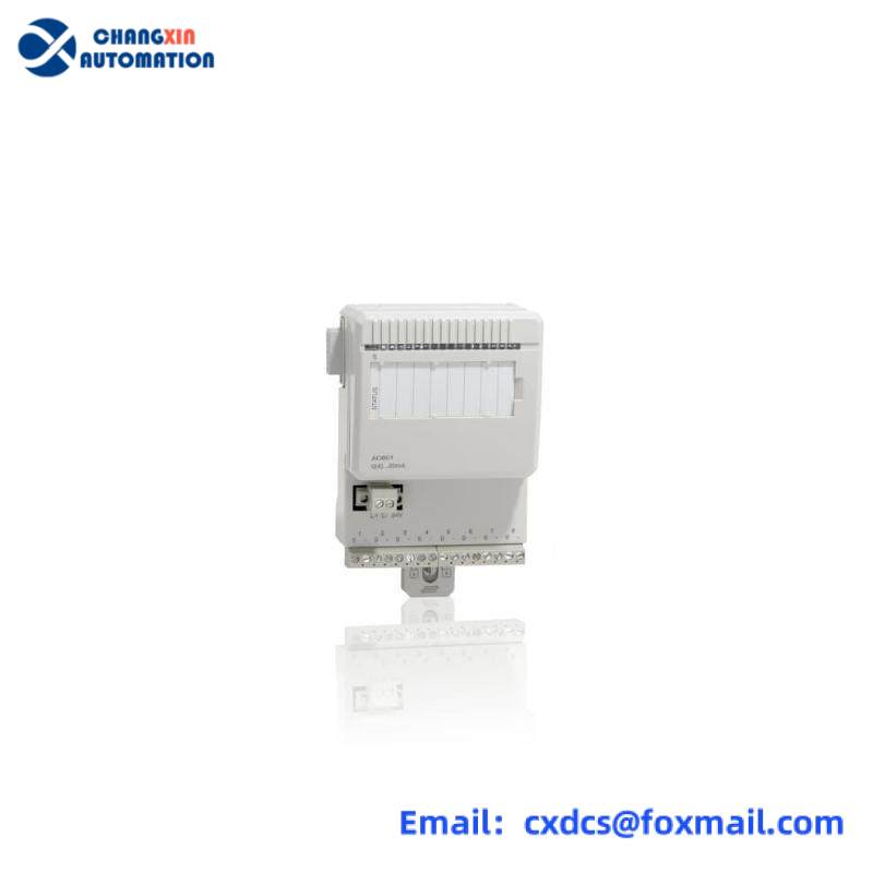 ABB AO801 3BSE020514R1 AO801 Analog output 8 ch