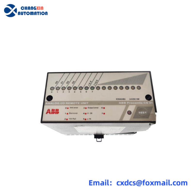 ABB ICSA04B5 ANALOG I/O REMOTE UNIT