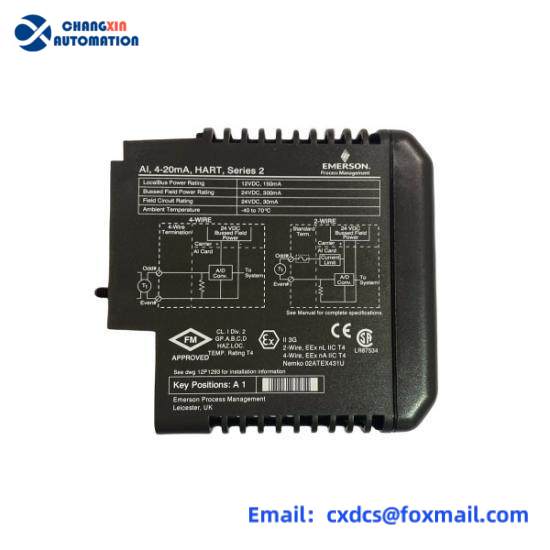 Emerson VE4003S2B2 DeltaV Analog Input Module