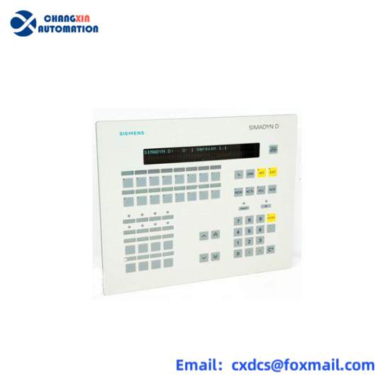 SIEMENS 6DD1670-0AF0 Operator Panel