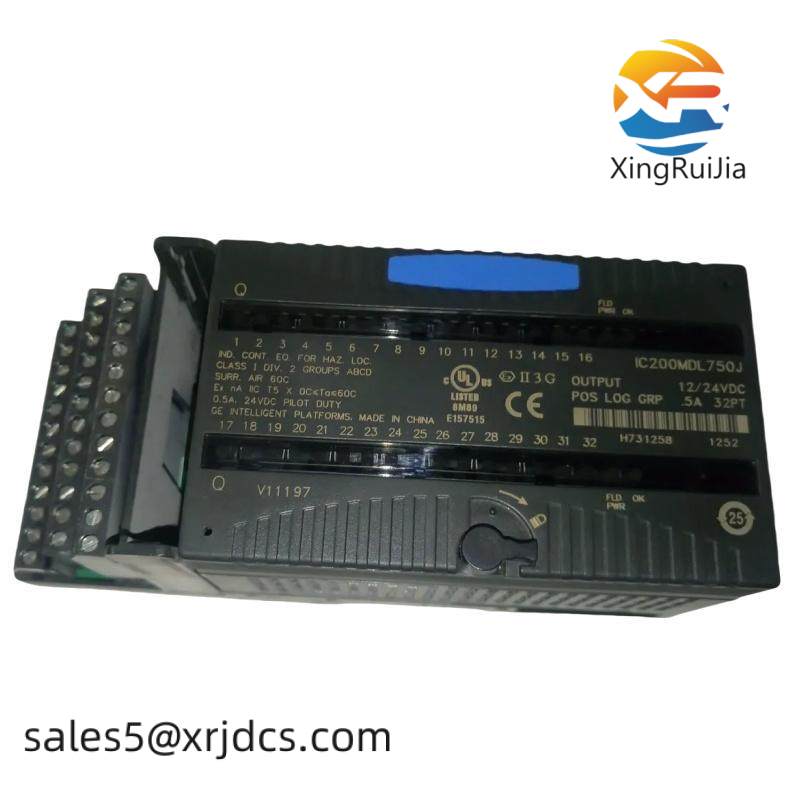 GE IC200MDL750J VersaMax output module