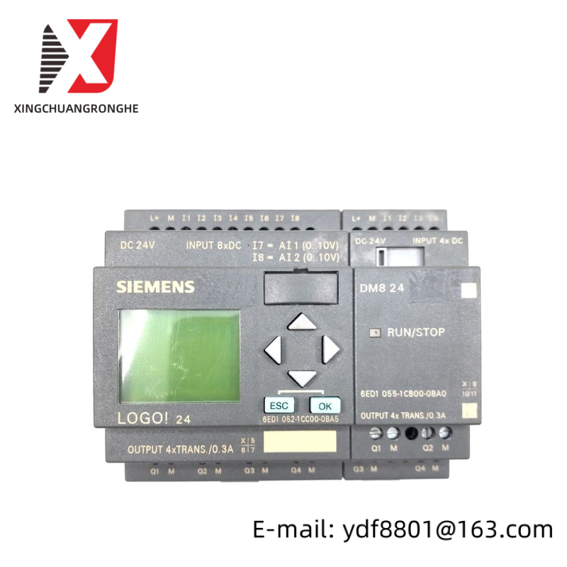 SIEMENS 6ED1 052-1CC00-0BA5 LOGIC MODULE, DISPLAY