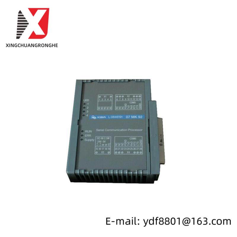 ABB 07MK92 GJR5253300R3161 communications processor