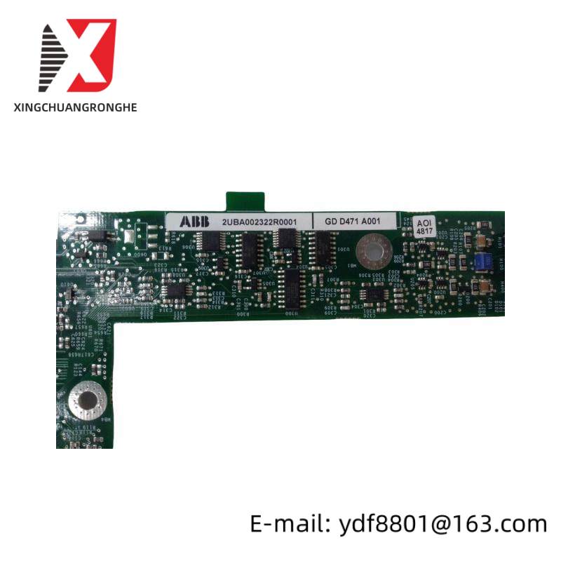 ABB 2UBA002322R0001 GDD471A001 MODULE