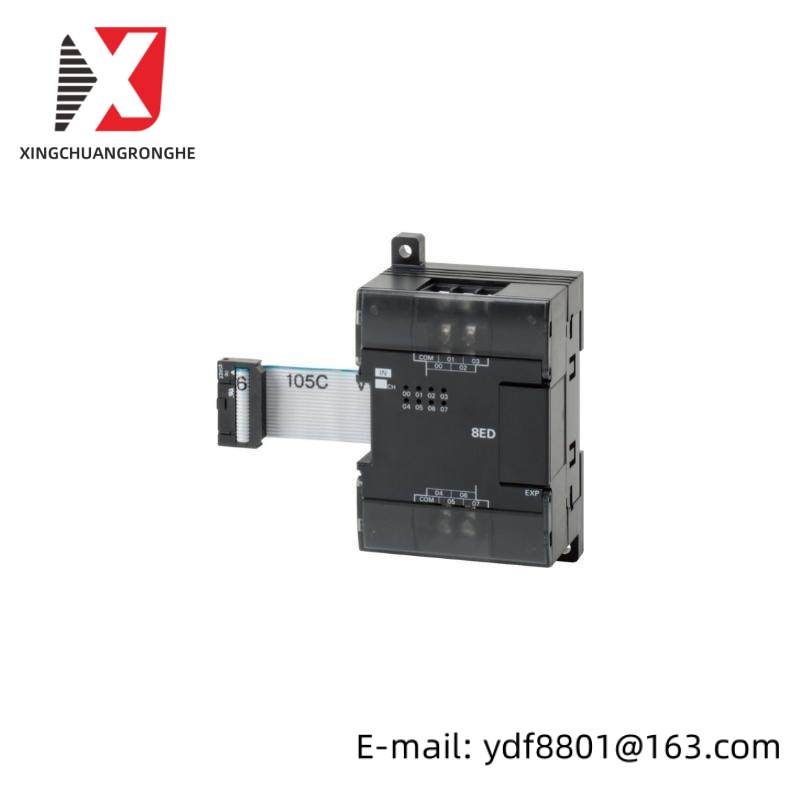 OMRON CP1W-8ER I/O expansion unit, 4 x thermocouple inputs type J, K