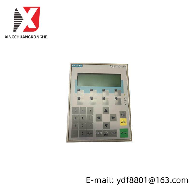 SIEMENS 6AV3607-1JC20-0AX1 OPERATOR INTERFACE