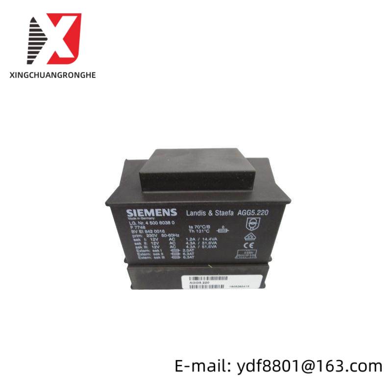 SIEMENS AGG5.220 Mains transformer, for LMV5 system