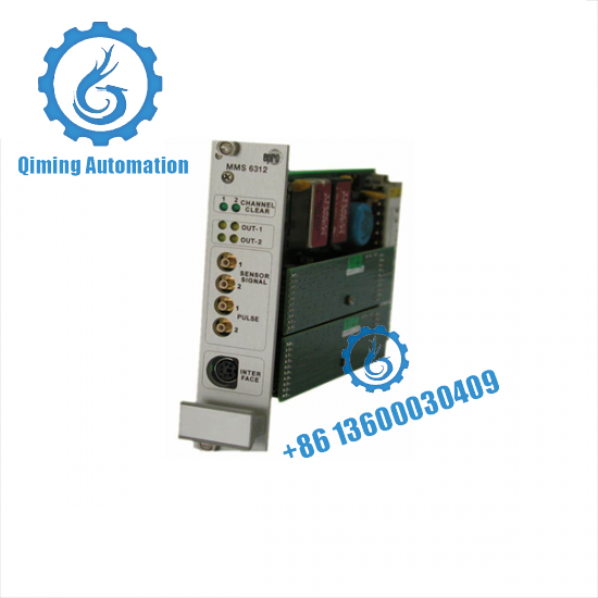 Monitoring Module Acmp EMERSON MMS6312 Monitoring Module: Advanced Motion Control Solution ...