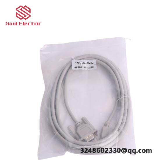 1761-CBL-PM02 8-Pin Mini DIN to 9-Pin D Shell RS232 Cable