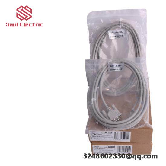 1761-CBL-PM02 8-Pin Mini DIN to 9-Pin D Shell RS232 Cable