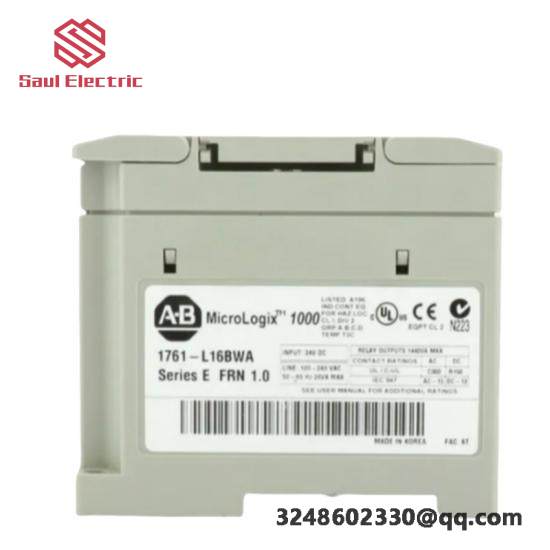 1761-L16BWA MicroLogix 1000 120/240VAC, 10-In-24VDC/6-Out-Relays