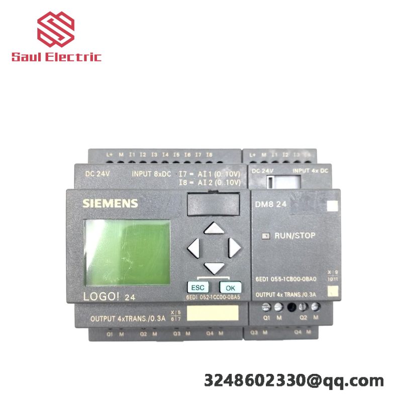 SIEMENS 6ED1 052-1CC00-0BA5 LOGIC MODULE, DISPLAY