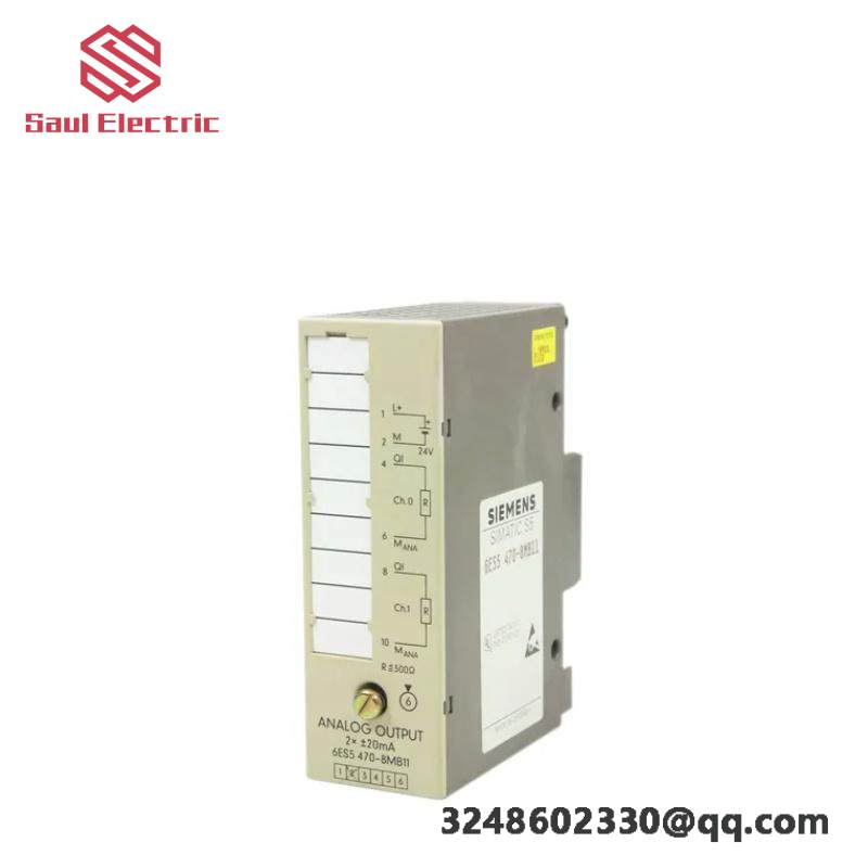 SIEMENS 6ES5470-8MB11 Analog Output Module