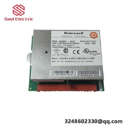 900H01-0202 Honeywell Digital Output, Relays, 8 Channel