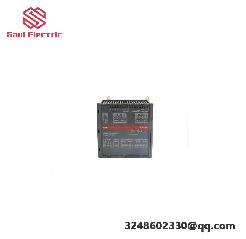 ABB 07AC91 12 GJR5252300R0101 ANALOG I/O UNIT