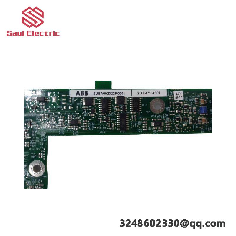 ABB 2UBA002322R0001 GDD471A001 MODULE