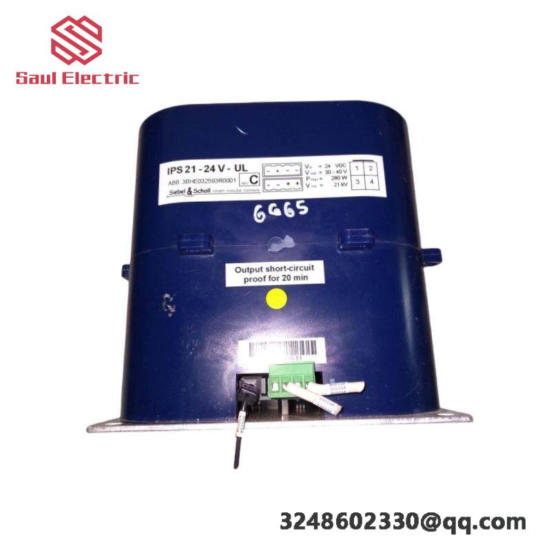 ABB 3BHE032593R0001 ISOLATED POWER SUPPLY