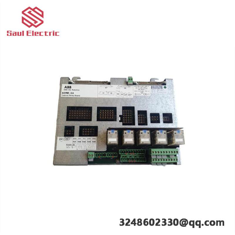 ABB ACRB-033HNE08250-1 Safety Cabinet Relay Board