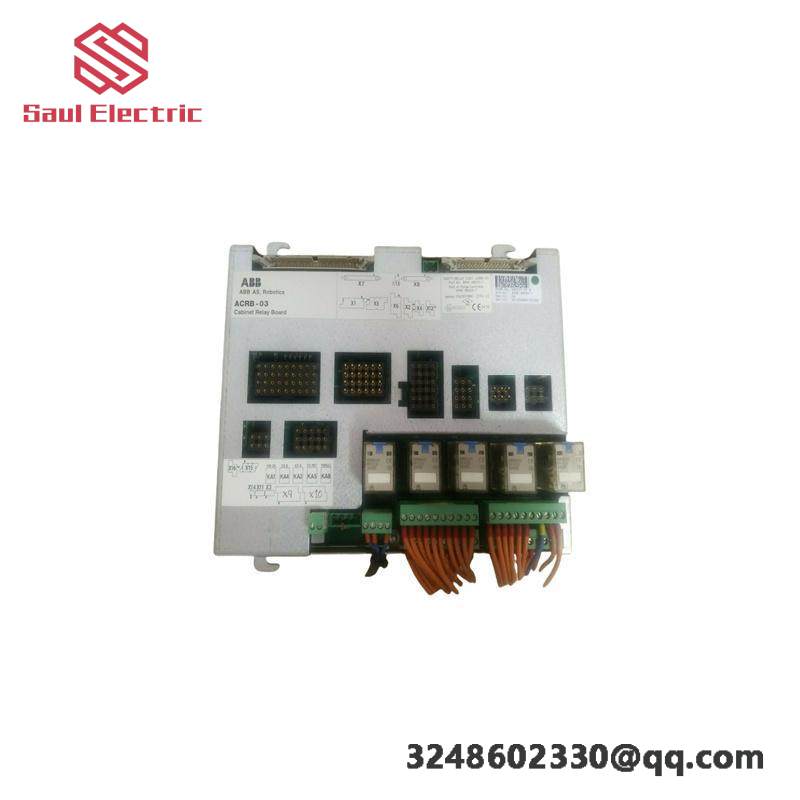 ABB ACRB-03 3HNE08250-1 3HNE06225-1 Safety Cabinet Relay Board