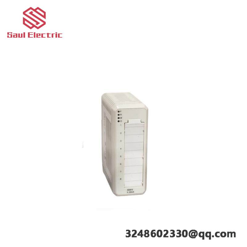 ABB AO810 3BSE008522R1 AO810 Analog output 1x8 ch