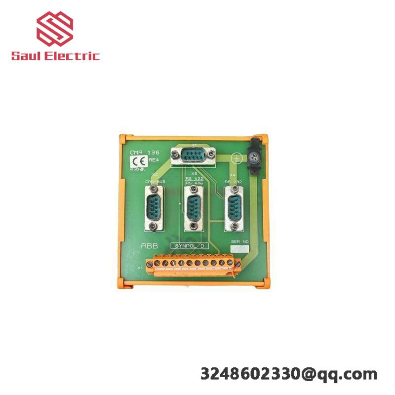 ABB CMA136 3DDE300416 Generator Relay Terminal Board