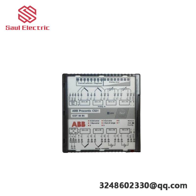 ABB CS31 ICDT08B5 GJR5251600R0101 Anolog Input Module