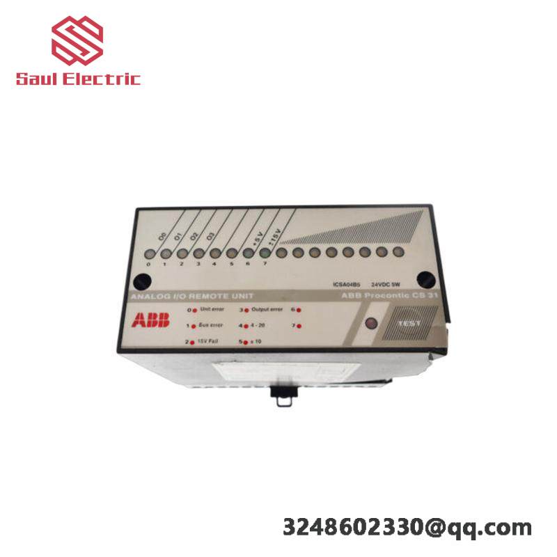 ABB ICSA04B5 ANALOG I/O REMOTE UNIT