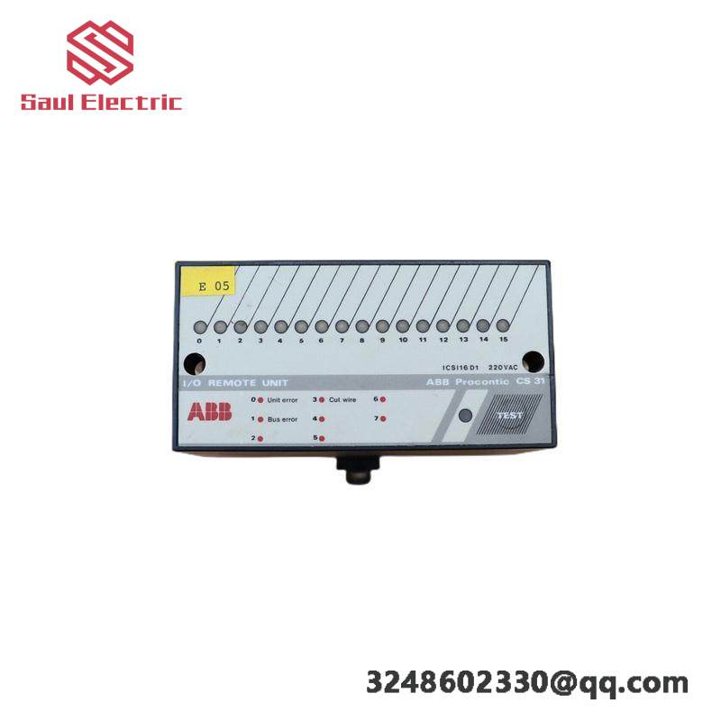 ABB ICSI16D1 I/O REMOTE UNIT PROCONTIC