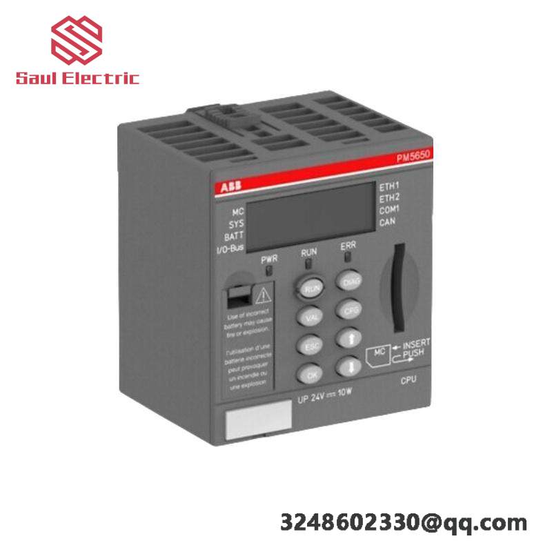 ABB PM5650-2ETH Central Processing Unit Module