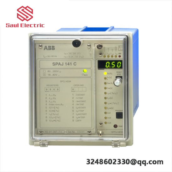 ABB SPAJ 141C RS611007-AA Earth-fault relay