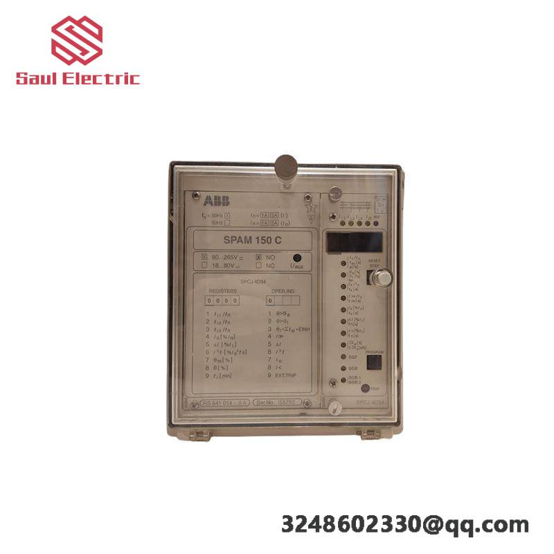 ABB SPAM-150C MOTOR PROTECTION RELAY