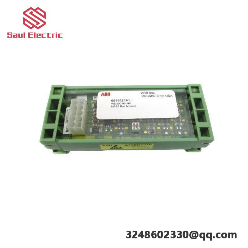 ABB WE-DC-06-161 6644424A1 Voltage Bus Monitor Assembly